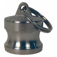 Dust Plug: 1/2 in Coupling Size, 150 psi Max. Working Pressure @ 70 F, 1 13/32 in Overall Lg (MPN G50-DP-SS)