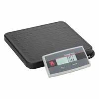OHAUS Shipping Scale: 400 lb Wt Capacity - Imperial, 12 5/8 in Weighing Surface Dp, kg/lb, LCD (MPN i-C31M200R)