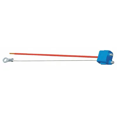 GROTE 67010 2-Wire Pigtail with Straight PL-3 Connector and Ring Terminal - Automotive Pigtails