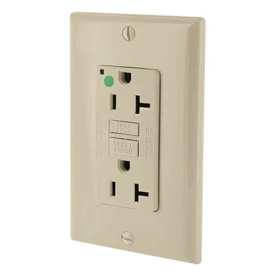 LEVITON GFI GFNT2-HGI Hospital Grade Spec Grade Decorator Duplex - General Purpose Receptacles