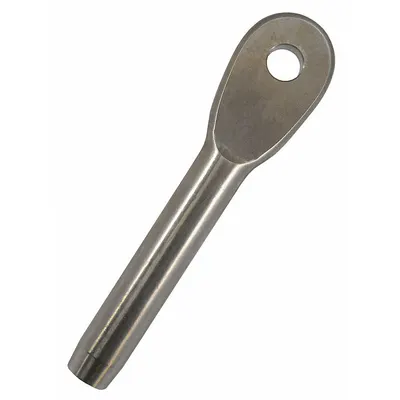 LOOS Eye End Fitting: 5/16 in Compatible Rope Dia, 9/16 in Swaged Outside Dia - Eye Fittings