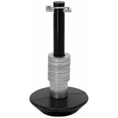 This shoe assembly supports the snowplow blade during scraping operations, preventing blade damage and controlling cutting height on pavement. It is used in fleet maintenance to extend plow life and improve snow removal efficiency on trucks and heavy equipment.