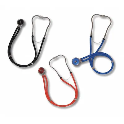 EMI Stethoscope: Stethoscope, Adult/Pediatric, Pediatric, Dual, Black, 22 in Overall Lg - Economic Stethoscopes