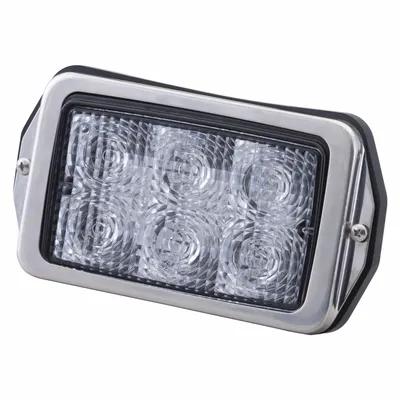 GROTE 63610 LED Floodlight, Black, Blunt Cut Wires, Removable Bracket - Vehicle Floodlights