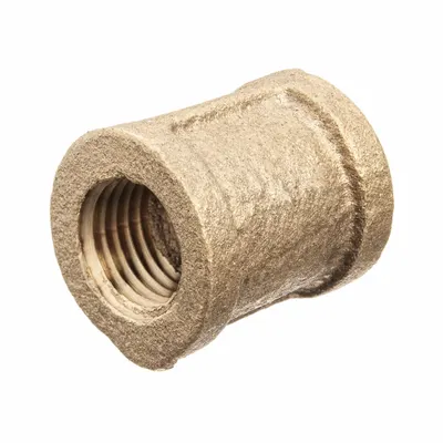 OEM Brass Threaded Pipe Fitting, 1 1/4 in x 1 1/4 in, Class 125, 200 psi - Threaded Low-Pressure Pipe Fittings for Potable Water