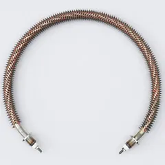 Replacement heating element for HVACR heaters and heat exchangers. Compatible with manufacturer model numbers 1RKT2, 1RKT3, 1RKT4, 1RKT5, and 1RKU2. Used to restore heating function in compatible commercial and industrial heating systems.