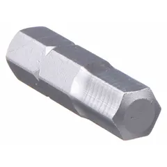 This hex insert bit features a metric 4.0 mm hex head with 25 mm shaft length and 1 in overall length. It is used for driving hex-head fasteners in assembly, maintenance, and repair tasks with standard hand tools and power drivers.