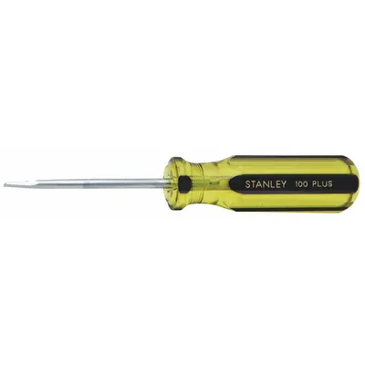 STANLEY General Purpose Slotted Screwdriver: 3/16 in Tip Size, Std Lg, 6 3/4 in Overall Lg - General Purpose Slotted Screwdrivers
