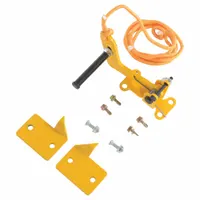 Steel lock designed to secure dock doors in industrial and warehouse environments. Helps prevent unauthorized access and accidental door opening during loading and unloading operations