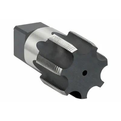 CLEVELAND Pipe and Conduit Thread Tap: 1 1/2"-11.5 NPT, 7 Flute, Semi-Bottoming Chamfer (MPN C64045) - General Purpose Pipe Taps