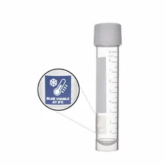 APPROVED VENDOR Transport Vial, Polypropylene, 10 mL, Sterile, Natural, Self-Standing, with Closure