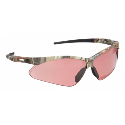 CONDOR Safety Glasses: Amber Lens, Half-Frame, Anti-Fog/Scratch-Resistant - Padded Comfort-Fit Safety Glasses