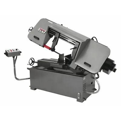 JET 12 in x 20 in Mitering Semi-Automatic Horizontal Band Saw, 3-Phase, 230V AC - Mitering Semi-Automatic Horizontal Band Saws