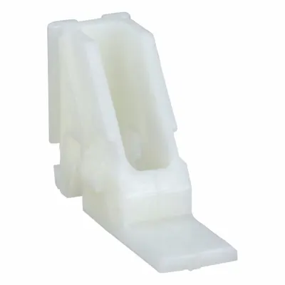 OEM Balance Shoe: 1 15/32 in Overall Lg, White, Balance Shoe - Window Balances