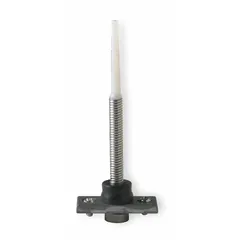 The OMRON D4C0050 is a wobble stick head with operator for use with D4C Series limit switches. It features a top-mounted coil spring actuator that returns the lever after deflection. This component is used in industrial automation to detect object presence or position in applications such as packaging, material handling, and conveyor systems.