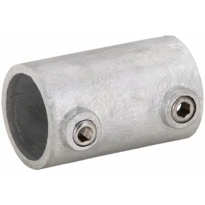 OEM Structural Pipe Fitting: Straight Coupling, External Coupling, 1 1/4 in For Pipe Size - Cast Iron Couplings