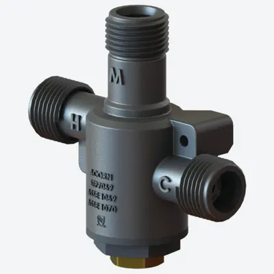 ACORN Point-of-Use Mixing Valve, 1/2 in Outlet, PPO, STP7069-12S-BCT - Point-of-Use Mixing Valves