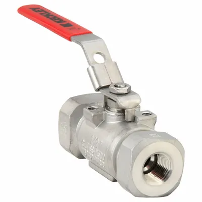 KECKLEY BVS6THFSSPGSL-050 1/2" 316 Stainless Steel Ball Valve - Stainless Steel Ball Valves