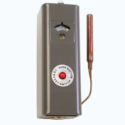 HONEYWELL HOME High Limit Controller: High Limit, 130°F Min, 270°F Max, Horizontal/Vertical - Single Function