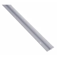 This brush seal astragal is designed for screw-in mounting on doors to seal gaps at the bottom or meeting stile. Made of gray nylon, it measures 8 ft in length and helps prevent drafts, dust, and pests in commercial and industrial settings