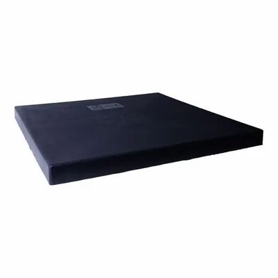 DIVERSITECH Mounting Pad: Square, 40 in Lg, 40 in Wd, 3 in Ht, Polypropylene Outer - Plastic A/C Condenser Pads