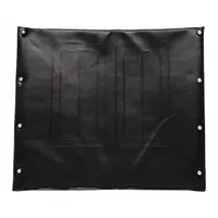 Vinyl embossed back upholstery for wheelchairs, 20 inches wide and 18 inches high. Includes attaching hardware. Compatible with Evermed brand frames. Used as a replacement backrest in medical mobility equipment