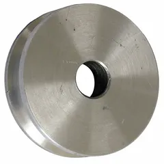 Motor pulley for transferring rotational motion from the motor shaft to the driven component. Fits Westward brand equipment, compatible with models 7DD56 and SP-HD75-0/SP-HD75-1. Used in power tools for belt-driven applications requiring proper tension and speed control.