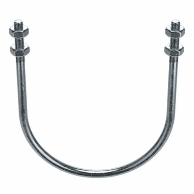 Standard U-Bolt: 7/8"-9 Thread Size, For Pipe Size 14 in, 17 5/16 in Inside Ht - Standard U-Bolts