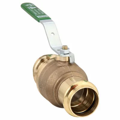 VIEGA PROPRESS 1-1/2 in Bronze Press x Press Two-Piece Ball - Bronze Ball Valves