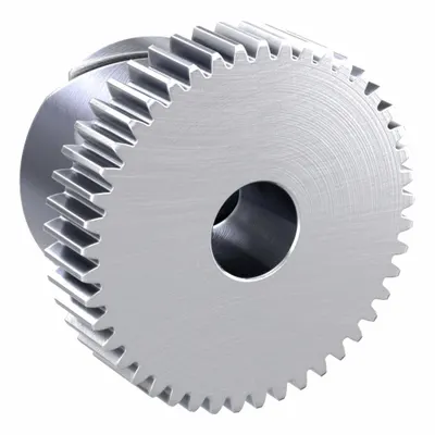 KHK GEARS SUSF0.5-45 Metric Spur Gear with Locking Hub - Metric Spur Gears with Locking Hub