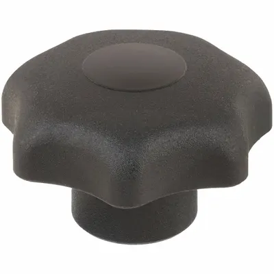 KIPP 7-Arm Knob with Threaded Hole - 7-Arm Knobs with Threaded Hole