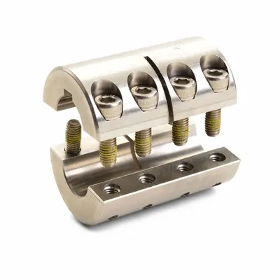 RULAND MANUFACTURING MSPC-40MM-1-1/2"-SS Two-Piece Rigid Shaft Coupling - Two-Piece Rigid Shaft Couplings