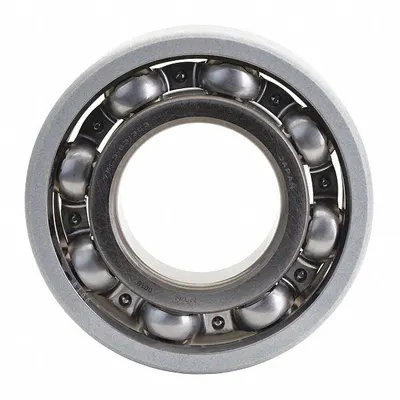 NTN Radial Ball Bearing: 6317, Open, 85 mm Bore, 180 mm OD, 41 mm Wd - Ceramic Insulated Radial Ball Bearings