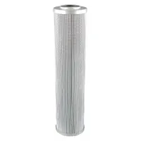 Cartridge-type hydraulic fluid filter with cellulose media and 1 11/16 in inside diameter. Includes integral gasket for installation. Compatible with Pall systems. Used in hydraulic systems to remove contaminants from fluid