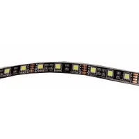 Flat, surface-mount LED strip light operating on 12V DC. Delivers up to 612 lm of white light with blunt cut wires for electrical connection. IP68 rated for dust and water ingress protection, suitable for accent, task, or ambient lighting in demanding environments