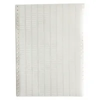 Precut Label Sheet: 3/16 in x 5/8 in, Acrylic, 10,000 Labels (MPN DAT-90-619-10)