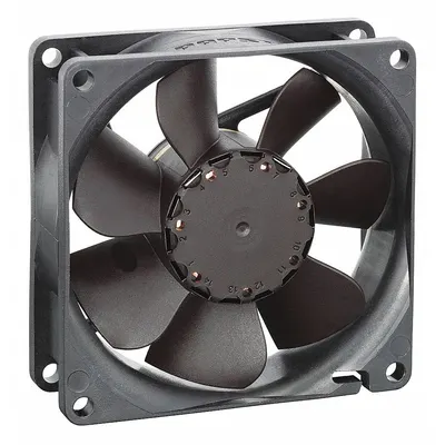 EBM-PAPST 8414NMU Wet-Location Square Axial Fan, 24V DC, IP68, 38.3 cfm - Wet-Location Square Axial Fans