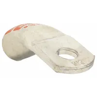FUSION Lug Starter/Ground: Heavy Wall Lug, Crimp/Lug, Tin Plated Copper, 2/0 ga, Orange, Bent (MPN 6420FV)