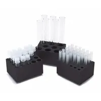 OHAUS Modular Block: Anodized Aluminum, 1 7/8 in Overall Wd, 2 3/4 in Overall Lg, 30 Wells, 250 mL (MPN 30400163)