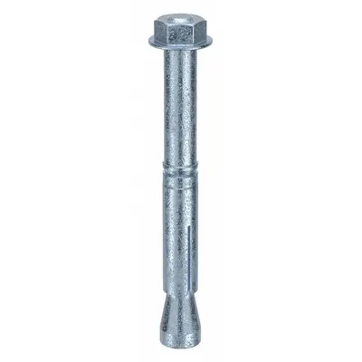 MKT FASTENING M10 x 15 mm Steel Wedge Anchor, Zinc Plated, 25-Pack - Steel Wedge Anchors