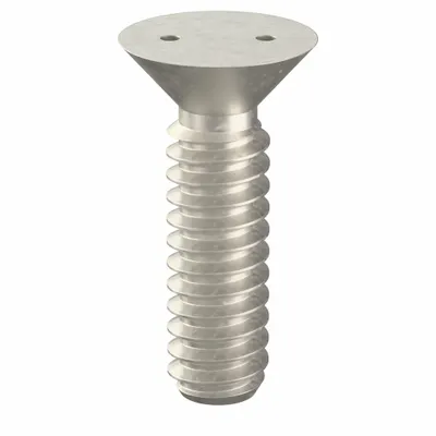 TAMPER-PRUF SCREW Tamper Resistant Screw: #6-32 Thread Size, 1/2 in Lg, Stainless Steel, Plain - Flat Head Tamper-Resistant Machine Screws