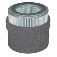 SOLBERG Filter Element: Polyester, 9.62 in Overall Ht, 6 in Inside Dia, 9 3/4 in Outside Dia, 245P