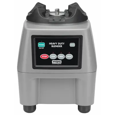 WARING COMMERCIAL Food Blender Base: 128 oz Capacity, 3 1/4 hp Horsepower, 3 Speeds - Ultra Heavy-Duty Food & Beverage Blenders