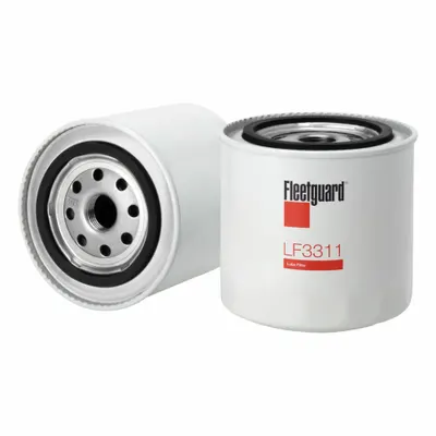 FLEETGUARD Automotive Oil Filter: B163, LF3311, 3/4"-16 UNF-2B Thread Size, 5 in Overall Ht - Spin-On Oil Filters