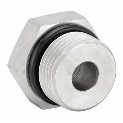 PARKER 10-3/4 F5OG-S Steel Hydraulic Adapter, 3/4 in Male x Female NPT, 4000 psi - Hydraulic Threaded Extreme-Pressure Pipe Fittings