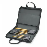 KLEIN TOOLS Insulated Screwdriver Set: 1-10 Pieces, 9 Pieces, Phillips/Slotted Tip, 11 in Overall Lg (MPN 33528)