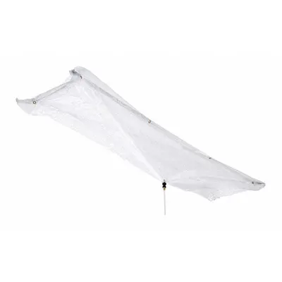 PIG Leak Diverter Tarp: 7 ft Lg, 3 ft Wd, Straps Leak Diverter Mounting, Polyester/PVC - Under the Ceiling Leak Diverters