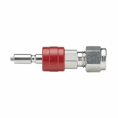 PARKER Coupler: 1/2 in Coupling Size, A-Lok Tube End, A-Lok Tube End - CPI Series Hydraulic Quick-Connect Coupling Plugs