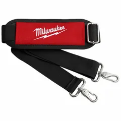 Shoulder strap accessory for hands-free transport of compatible power supplies. Designed for use with the M18 CARRY-ON 3600 W/1800 W Power Supply, allowing technicians and contractors to carry the unit while keeping hands free for other tasks.