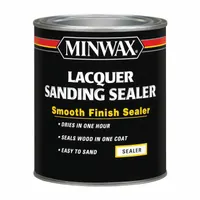 This interior, oil-based wood sealer and finish provides a clear protective coating for wood surfaces. It enhances the natural grain while offering durability for applications such as furniture, cabinets, and trim. The 32 fl oz container delivers a clear transparency finish